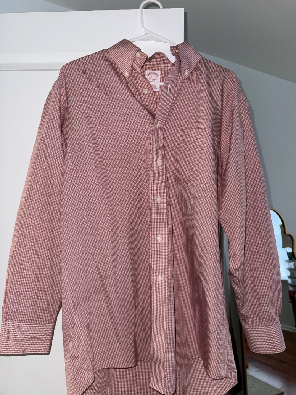 Brooks Brothers Red Plaid Button-Down Shirt